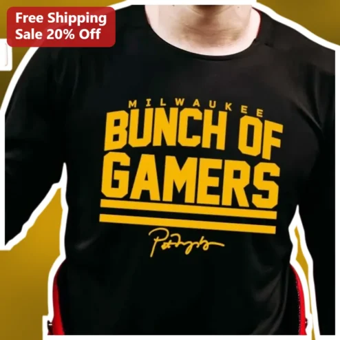 Milwaukee Bunch of Gamers Tee Wisconsin Gaming Shirt Gift for Men Women