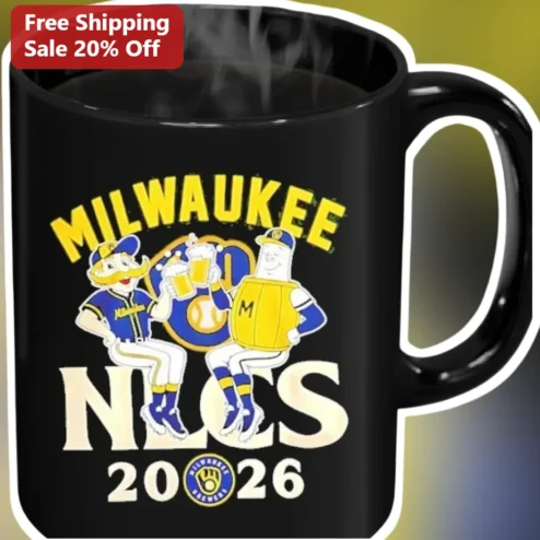 Milwaukee NLCS Bernie Brewer Mug Baseball Fan Gift