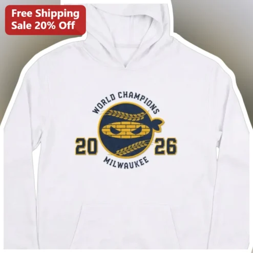 Milwaukee World Champions Bernie Brewer Hoodie