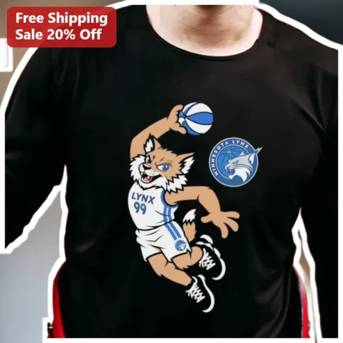 Minnesota Lynx Long Sleeve Shirt WNBA Basketball Fan Apparel
