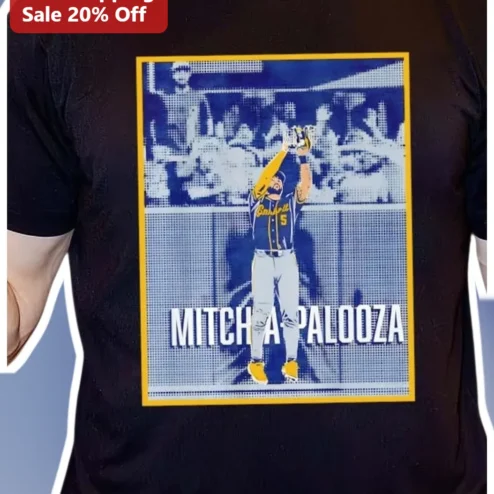 Mitch Palooza Tee Mitch Haniger Baseball Catch Graphic Shirt Retro Sports Apparel