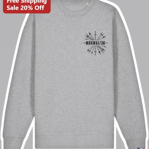 Mogwai 30 Sweatshirt Scottish Post-Rock Band Merch Anniversary Crewneck