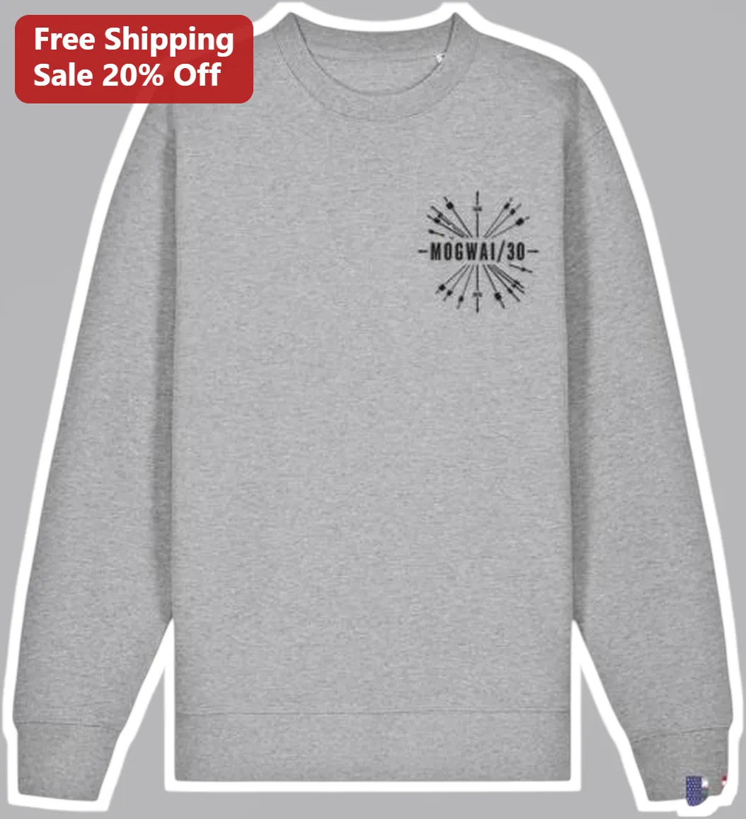 Mogwai 30 Sweatshirt Scottish Post-Rock Band Merch Anniversary Crewneck