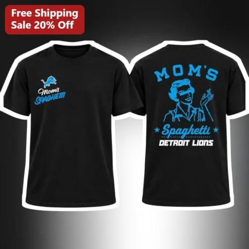 Mom's Spaghetti Detroit Lions Joe Rogan Tee available at our Chicago, Illinois warehouse