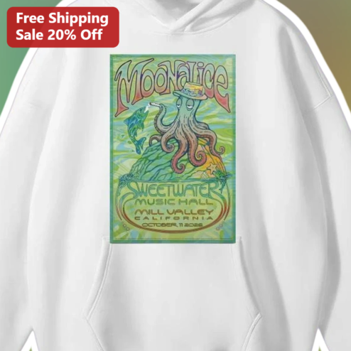 Moonalice Sweetwater Music Hall Mill Valley California Hoodie Psychedelic Jam Band Merch