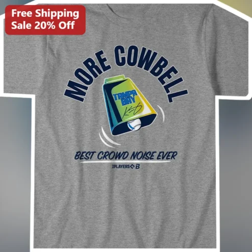 More Cowbell Best Crowd Noise Ever Graphic Tee Funny SNL Sketch Meme Shirt Gift