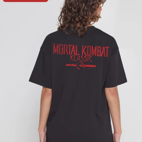Mortal Kombat Klassic Vintage Graphic Tee Retro Gaming Streetwear Shirt