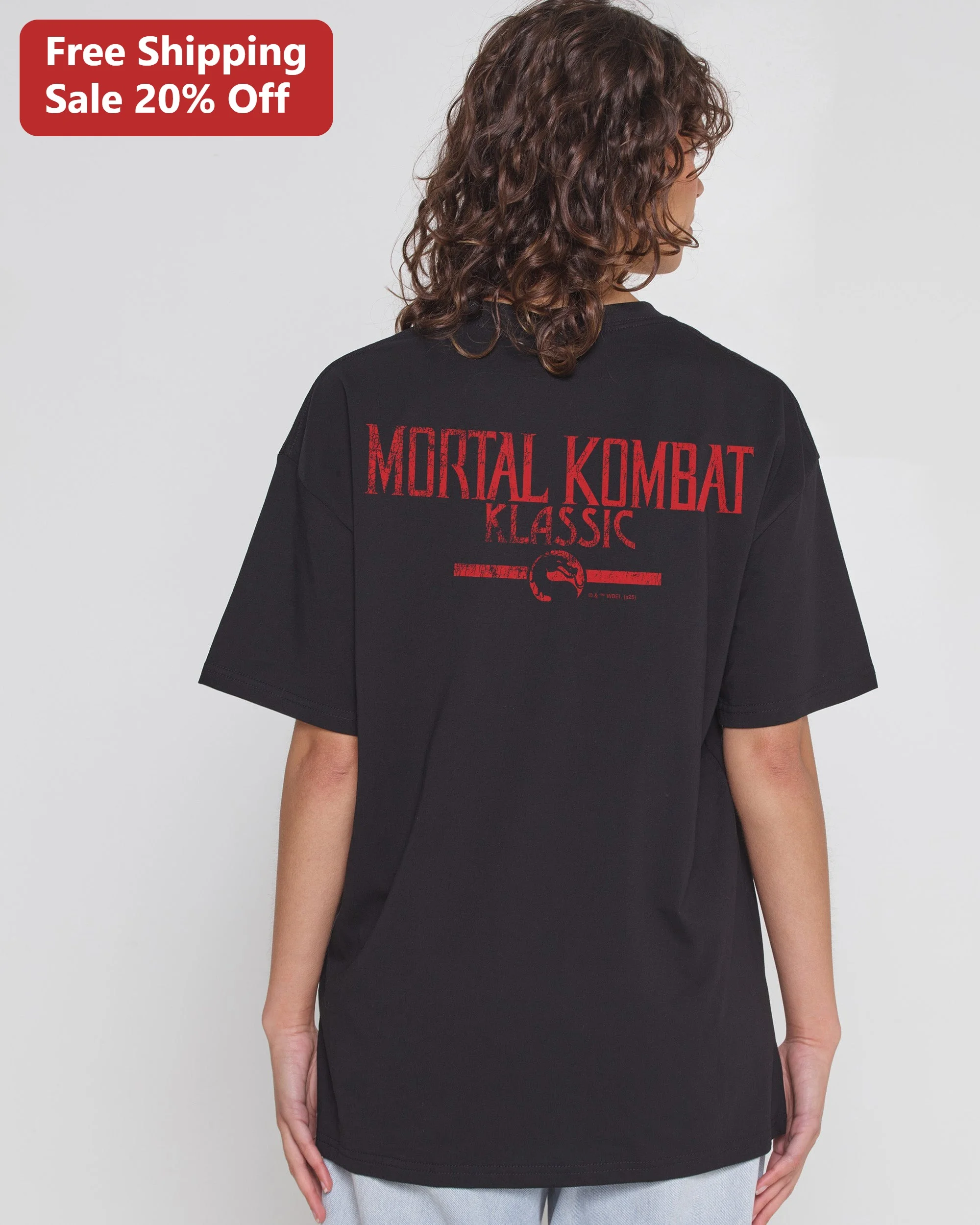 Mortal Kombat Klassic Vintage Graphic Tee Retro Gaming Streetwear Shirt