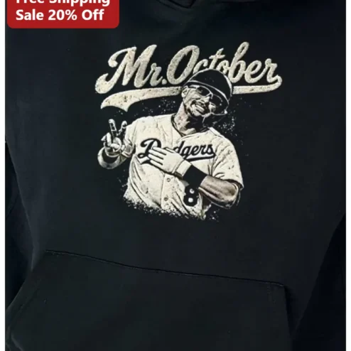 Mr. October Hoodie Vintage Baseball Legend Reggie Jackson Style Pullover Gift for Men