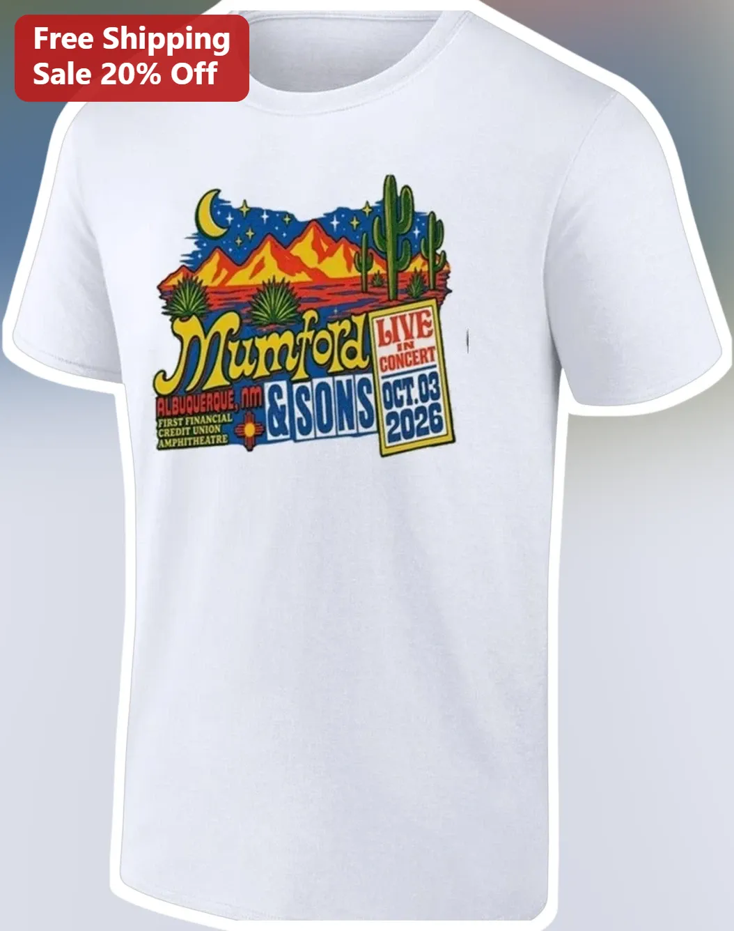 Mumford Sons Live in Concert Tee Retro Vintage Folk Rock Band Shirt Gift for Music Fans