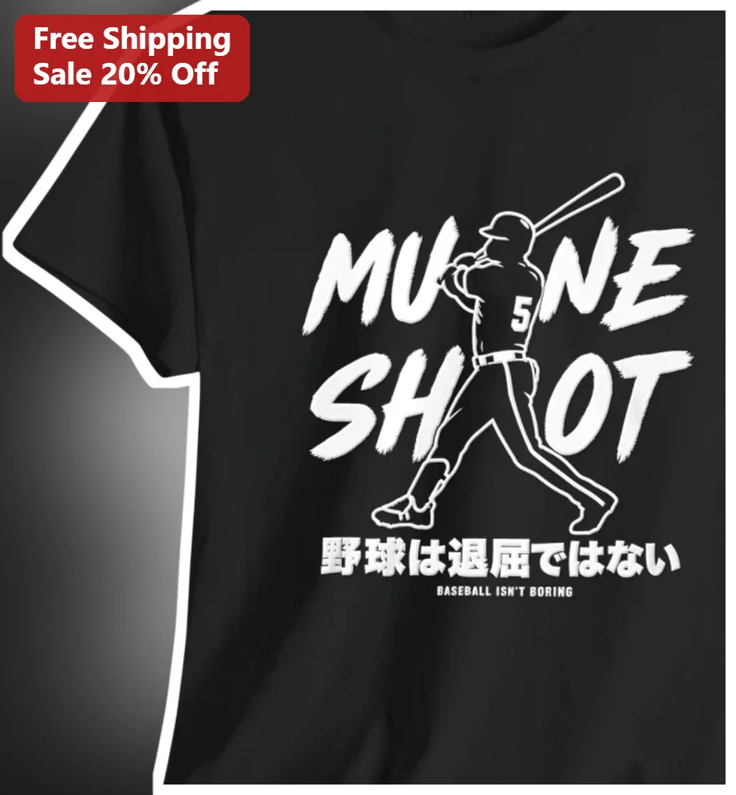 Mune Shoot Baseball Isn't Boring Munenori Kawasaki Graphic Tee