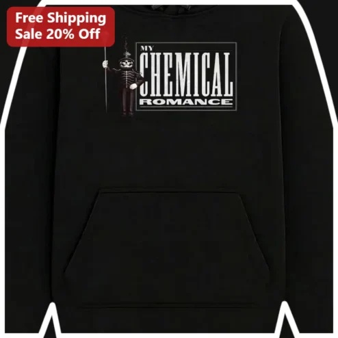 My Chemical Romance The Black Parade Hoodie Vintage MCR Band Merch Pullover