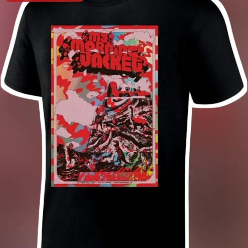 My Morning Jacket Psychedelic Retro Concert Poster Graphic Tee