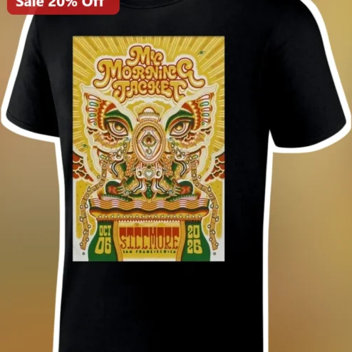 My Morning Jacket The Fillmore San Francisco CA Psychedelic Owl Tee