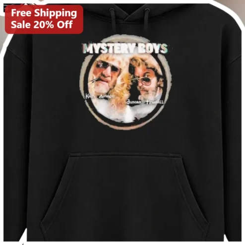 Mystery Boys Kurt Angle Hoodie Black Vintage Wrestling Merch Pullover