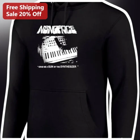 Grab Me A Gun By The Synthesizer Hoodie Experimental Synth Punk Merch