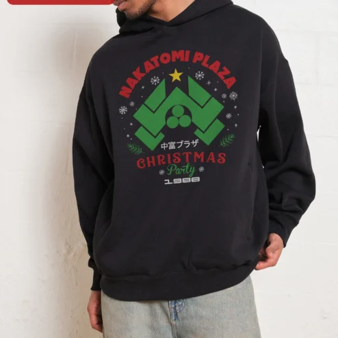 Nakatomi Plaza Christmas Party 1988 Hoodie Die Hard Retro Holiday Gift