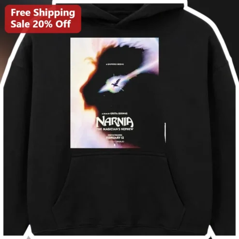 Narnia The Magician's Nephew Hoodie Aslan Lion Silhouette Movie Fan Gift