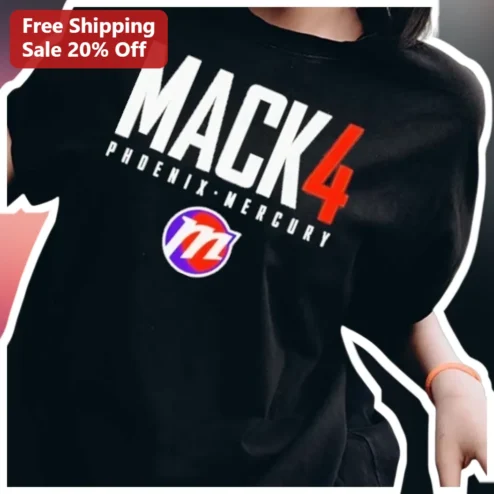 Natasha Mack Phoenix Mercury #4 WNBA Fan Tee