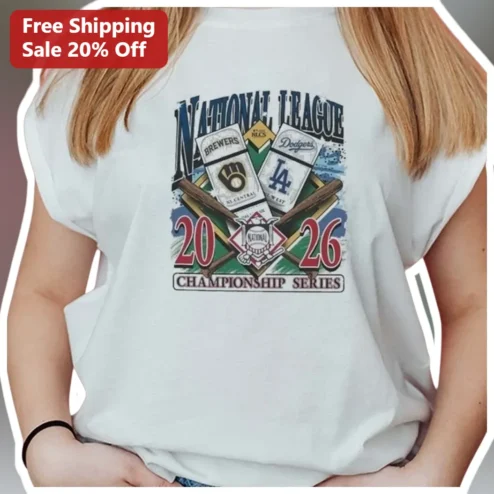 National League Championship Series Tee Vintage Baseball Playoff Merch Gift for Fans