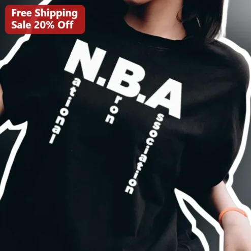 NBA Action Norm Conscious Tee Basketball Fan Streetwear Apparel