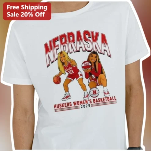Nebraska Huskers Women's Basketball Tee Game Day Fan Apparel Gift