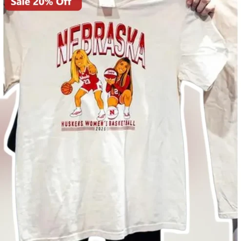 Nebraska Huskers Women's Basketball Tee Varsity Style Fan Shirt Gift for College Sports Supporters