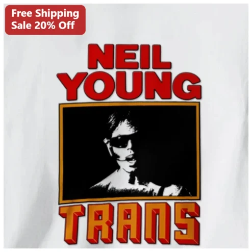 Neil Young Trans Album Art Classic Rock Band Tee Vintage Music Merch Gift