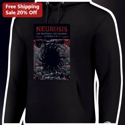 Neurosis San Francisco The Fillmore Oct 16 17 Sludge Metal Band Tour Merch Hoodie