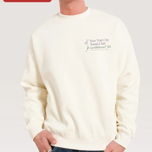 New York City Tennis Club Invitational '86 Vintage Retro Crewneck Sweatshirt