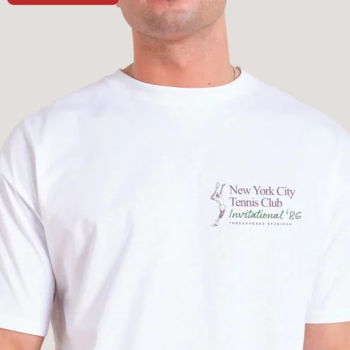 New York City Tennis Club Invitational '86 Vintage Retro Tee