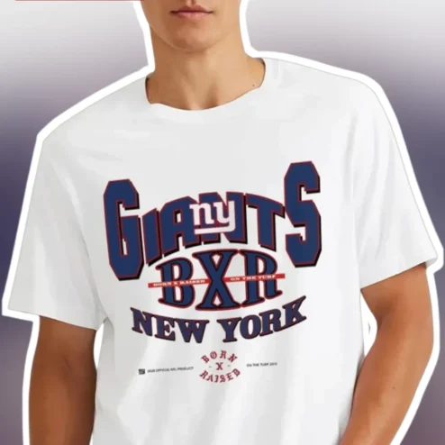 New York Giants Vintage Collegiate Style Graphic Tee for Men NFL Fan Apparel
