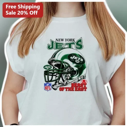 New York Jets A Beast of the East Tee NFL Fan Apparel Game Day Shirt
