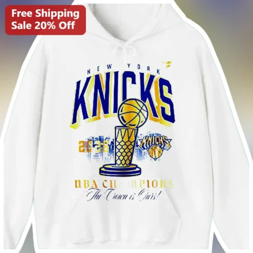 New York Knicks NBA Champions The Crown Is Ours Pullover Hoodie