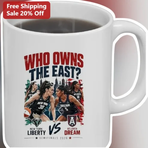 New York Liberty vs Atlanta Dream WNBA Semifinals Rivalry Mug