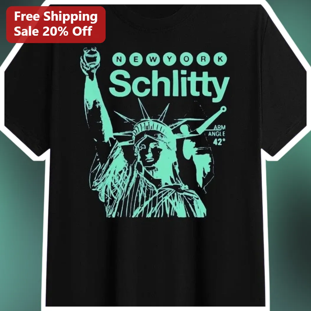 New York Schlitty Tee Cam Yankees Fan Gift Surreal Frog Statue of Liberty Shirt
