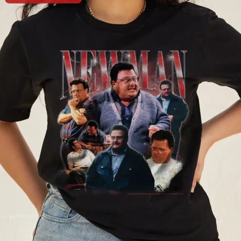 Newman Seinfeld Character Graphic Tee Vintage Sitcom Fan Gift