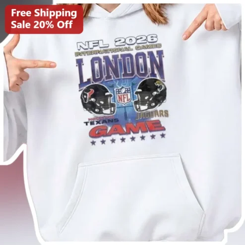 NFL 2026 International Games London Texans Jaguars Hoodie