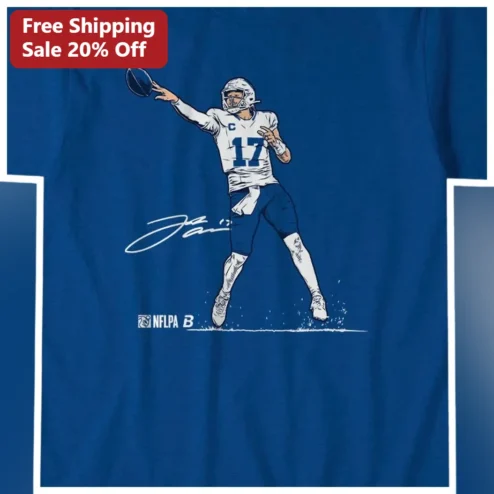 NFLPA Tee Justin Herbert Chargers QB Signature Sports Illustration Shirt