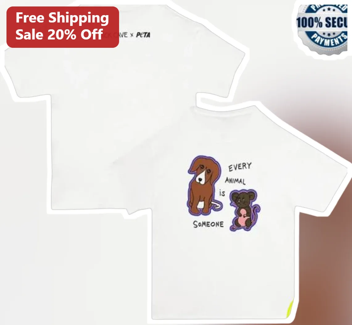 Nick Cave X PETA Every Animal Is Someone Tee Limited Edition Collaboration Graphic T-Shirt