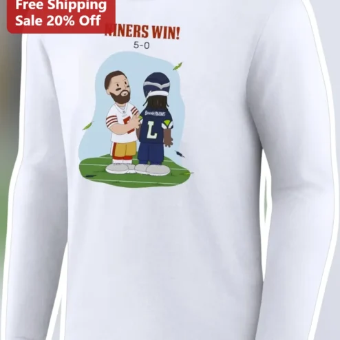 Niners Win 5-0 San Francisco 49ers Long Sleeve Tee
