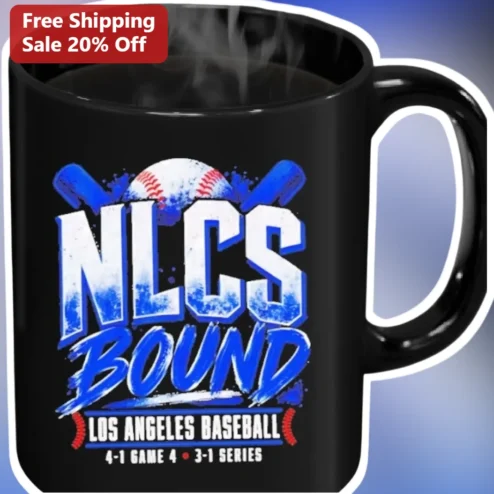 NLCS Bound Los Angeles Baseball Mug