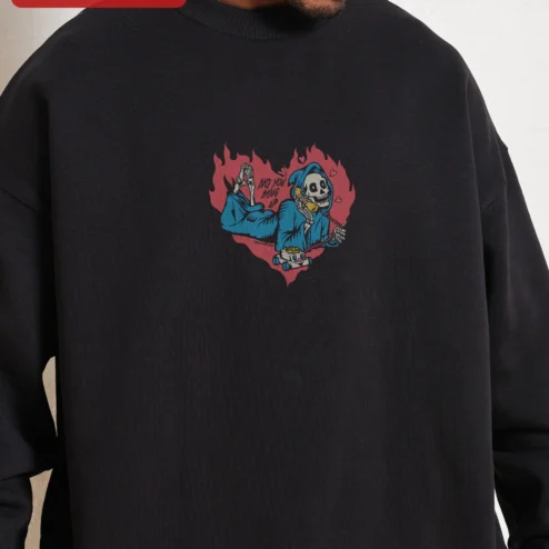 No You Hang Up A.J. Merlin Dark Romance Sweatshirt