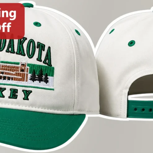 North Dakota Hockey Hat UND Fighting Hawks College Sports Fan Cap