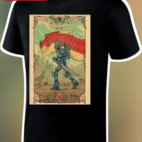 Not of One Blood But of One Cause Tee Acts 17:26 Christian Unity Fantasy Knight D&D Shirt