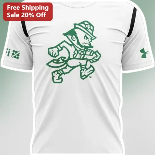 Notre Dame Leprechaun Fighting Irish Tee College Football Fan Gift