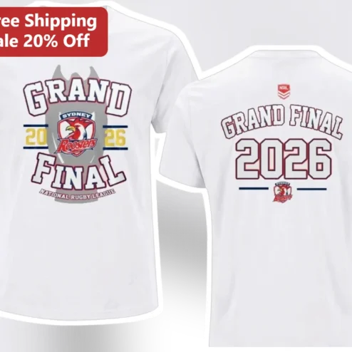 NRL Grand Final National Rugby League Tee Sydney Roosters Fan Gear