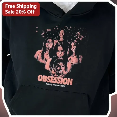 Obsession Film Hoodie Curry Barker Merch Retro Horror Aesthetic Pullover