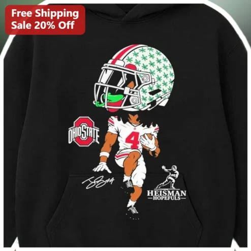 Ohio State Heisman Hopefuls CJ Stroud Signature Hoodie