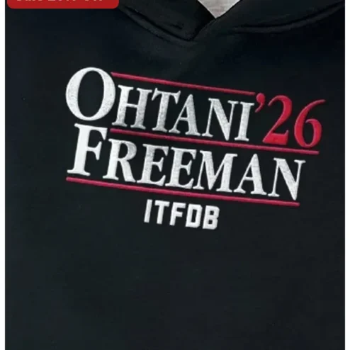 FREEMAN ITFDB Hoodie Shohei Ohtani LA Dodgers Fan Apparel